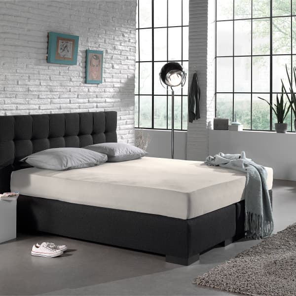 Cream Jersey Fitted Sheet