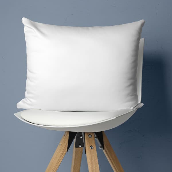 White Cotton Sateen Pillowcases — Pair